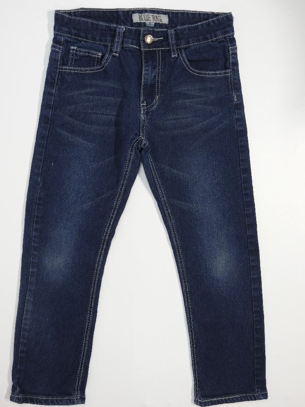 Blue Rag Boys 8 Dark Jeans Denim Unisex Flex Fit